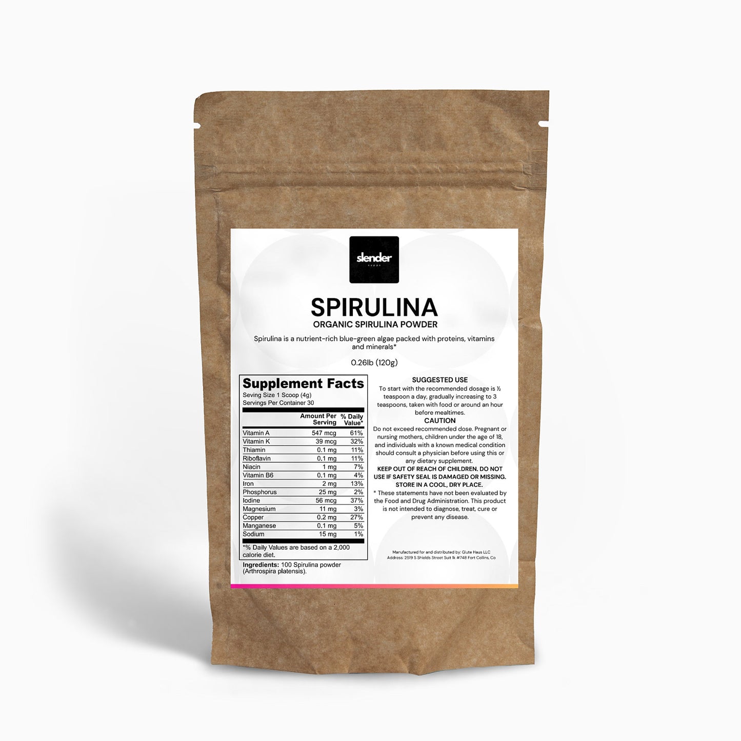 Organic Spirulina Powder